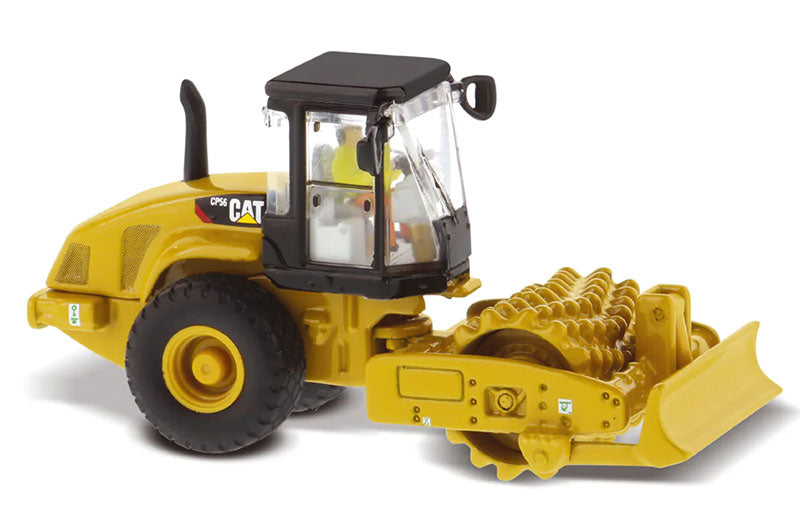 Diecast Masters 85247 1/87 Scale Caterpillar CP56 Padfoot Drum Vibratory Soil Compactor