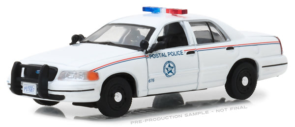 Greenlight 86523 1/43 Scale USPIS - 2010 Ford Crown Victoria Police Interceptor