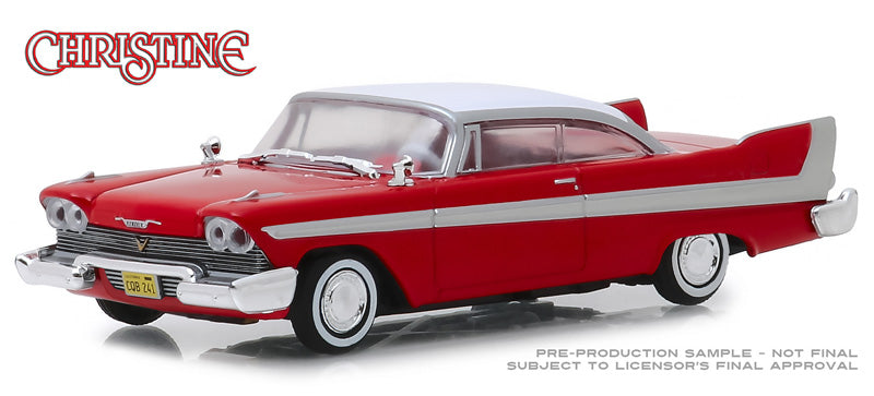 Greenlight 86529 1/43 Scale Christine - 1958 Plymouth Fury