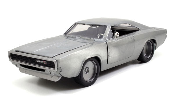 Jada Toys 97336 1/24 Scale Dom's Dodge Charger R/T Bare Metal