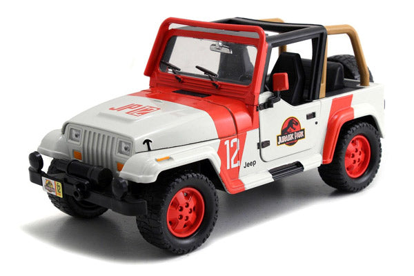 Jada Toys 97806 1/24 Scale Jurassic Park - 1992 Jeep Wrangler
