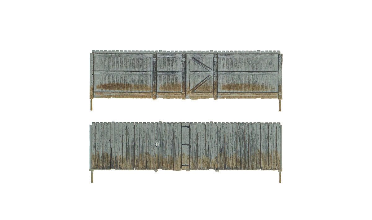 Woodland Scenics 3005 O Scale Privacy Fence - Kit with Gates, Hinges & Planter Pins -- Total Scale Length: 192' 58.5m