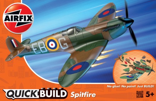 Airfix J6000 Quick Build Spitfire Fighter (Snap)