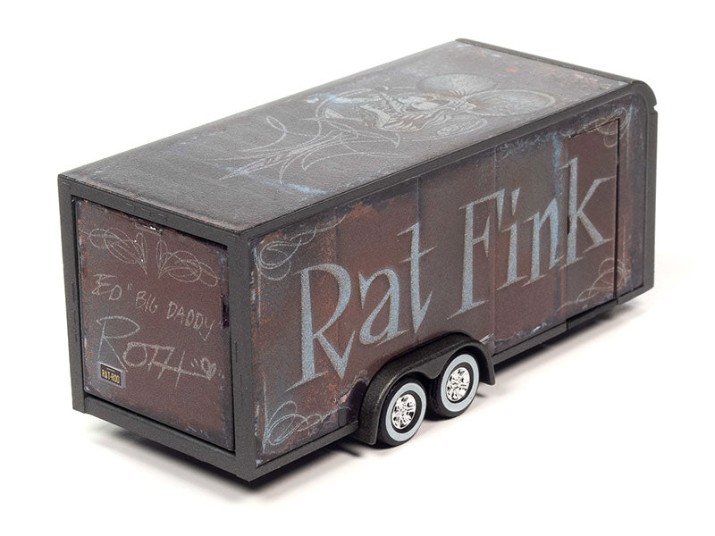 Auto World AWSP119 1/64 Scale Rat Fink - Enclosed Trailer