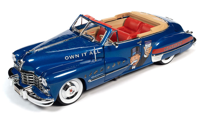 Auto World AWSS136 1/18 Scale Monopoly - 1947 Cadillac Convertible