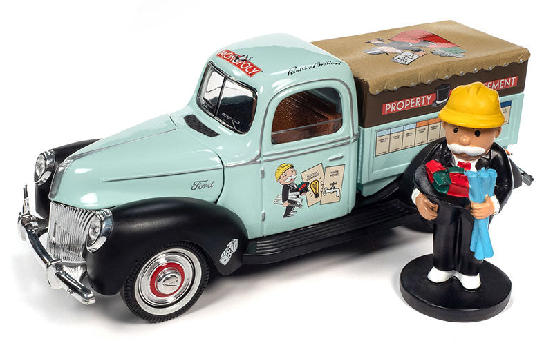 Auto World AWSS138 1/18 Scale Monopoly - 1940 Ford Property Management Truck