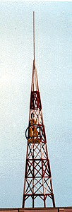 Blair Line 1516 Television Broadcast Tower Kit For Z, N, HO Scale