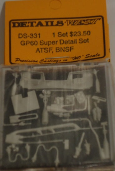 Details West 331 HO GP60 Super Detail Set, ATSF, BNSF (D)