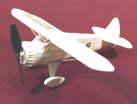Dumas Products 201 17-1/2" Wingspan Mr. Mulligan Rubber Pwd Aircraft Laser Cut Kit