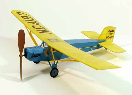 Dumas Products 215 17-1/2" Wingspan Curtiss Robin Rubber Pwd Aircraft Laser Cut Kit
