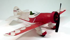 Dumas Products 302 30" Wingspan Gee Bee Model E Rubber Pwd Aircraft Laser Cut Kit