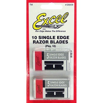 Excel Hobby 20009 Single Edge Razor Blades (10)