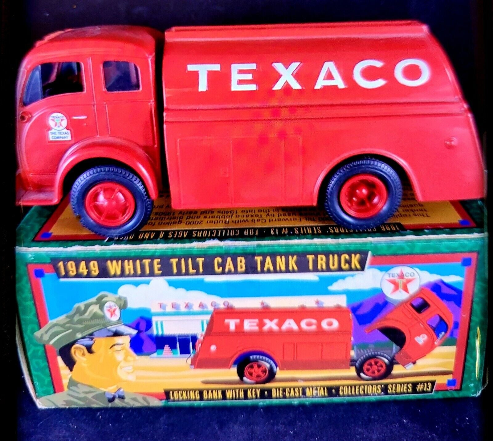 Ertl F950 1/30 Scale Texaco #13 1996 - 1949 White 3000 Tilt
