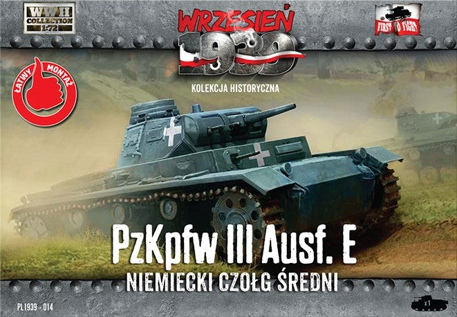 First to Fight 14 1/72 WWII PzKpfw III Ausf E German Medium Tank
