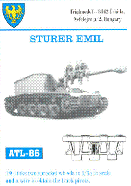 Friulmodel 86 1/35 Sturer Emil Track Set (180 Links & 2 Sprocket Wheels) (D)