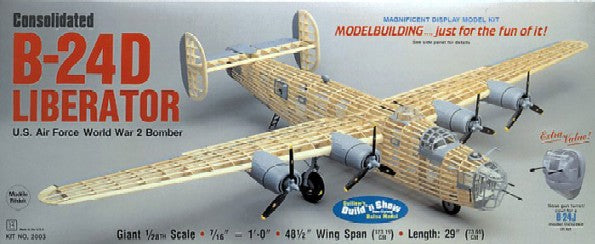 Guillows 2003 48-1/2" Wingspan B24D Kit