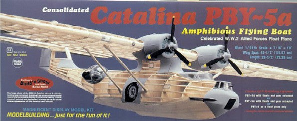 Guillows 2004 45-1/2" Wingspan PBY5a Flying Boat Kit