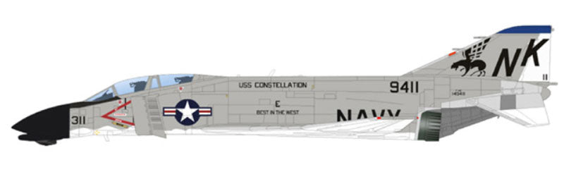 Hobby Master HA19051 1/72 Scale F-4B Phantom II - VF-143 Pukin Dogs USS