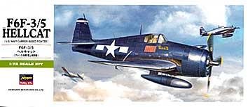 Hasegawa 241 1/72 F6F3/5 Hellcat USN Fighter