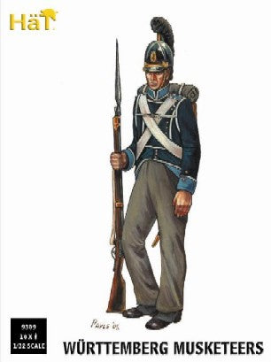 Hat Industries 9309 1/32 Napoleonic Wurttemberg Musketeers (18)