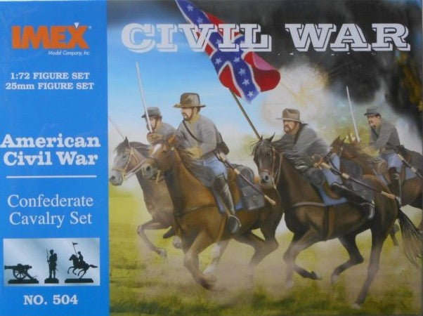 Imex 504 1/72 Civil War Confederate Cavalry (17 foot, 11 mtd)