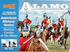 Imex 515 1/72 Alamo Mexican Cavalry (15, 14 horses, 4 donkeys)