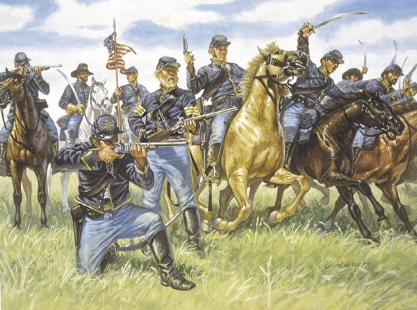 Italeri 6013 1/72 Union Cavalry (17 Mtd)