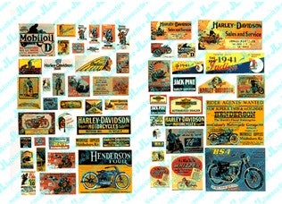 JL Innovative 304 HO 1920-50's Vintage Motorcycle Posters/Signs (59)