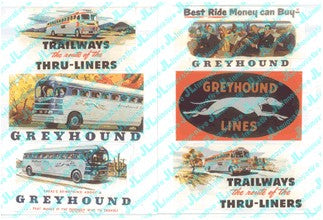 JL Innovative 374 HO 1950's Vintage Bus Billboard Signs (6)
