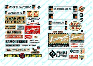 JL Innovative 383 HO 1950's-Present Grain Elevator Feed & Seed Posters/Signs (44)
