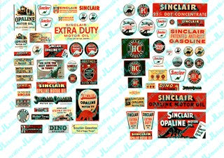 JL Innovative 486 HO 1930-50's Vintage Sinclair Gas Station Posters/Signs (71)