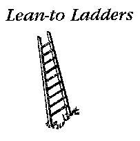 JL Innovative 555 HO Custom 1-1/2" Lean To Ladders Unfinished (4)