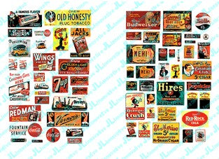 JL Innovative 633 N 1930-50's Saloon/Tavern Posters/Signs Series II (62)
