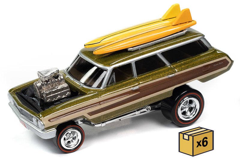 Johnny Lightning JLSP293-A-CASE 1/64 Scale 1964 Ford Country Squire