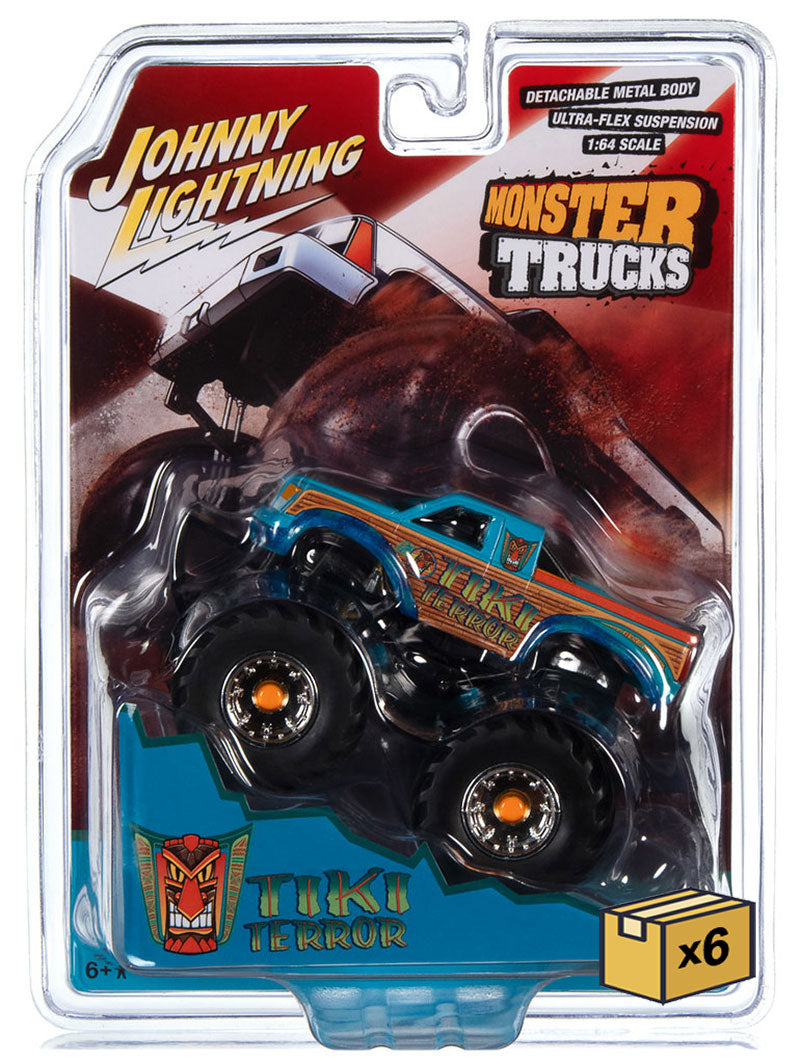 Johnny Lightning JLSP309-CASE 1/64 Scale Tiki Terror Monster Truck