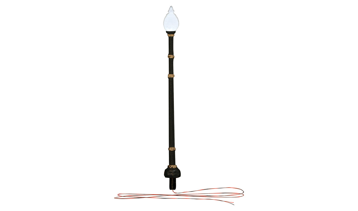 Woodland Scenics 5641 N Scale Lamp Post - Just Plug(TM) -- pkg(3)