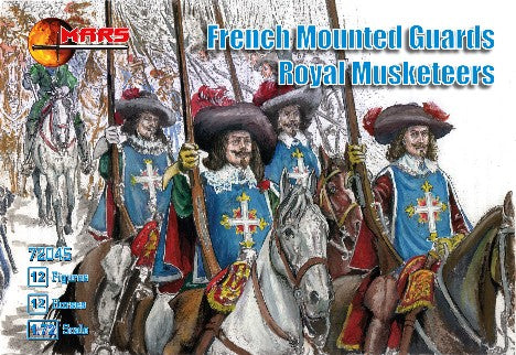 Mars Models 72045 1/72 French Guards Royal Musketeers (12 Mtd)