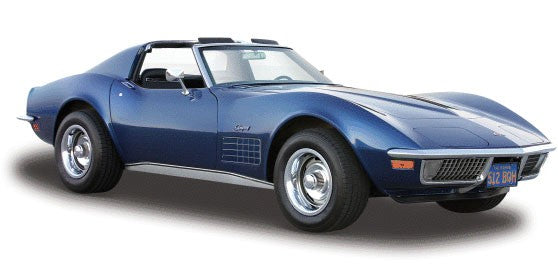 Maisto 31202BLU 1/24 1970 Corvette (Metallic Blue)