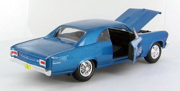 Maisto 31960BLU 1/24 1966 Chevelle SS396 (Metallic Blue)