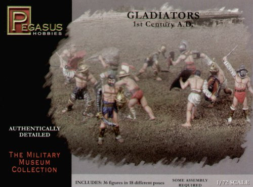 Pegasus Hobbies 7100 1/72 Gladiators 1st Century AD (36)