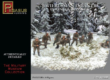 Pegasus Hobbies 7272 1/72 Russian Infantry Winter Dress WWII Set #2 (34)