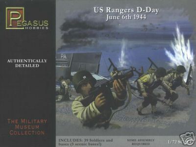 Pegasus Hobbies 7351 1/72 US Rangers D-Day (39)