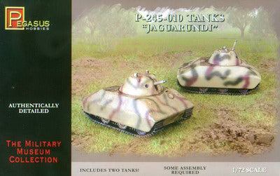 Pegasus Hobbies 7606 1/72 P245-010 Jaguarundi Tank (2) (Snap)