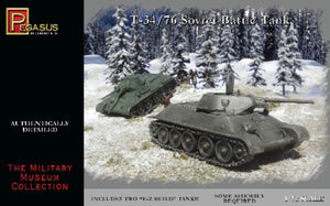 Pegasus Hobbies 7661 1/72 T34/76 Soviet Battle Tank (2) (Snap)