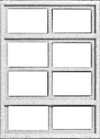 Pikestuff 2104 HO 8-Pane Window (2)