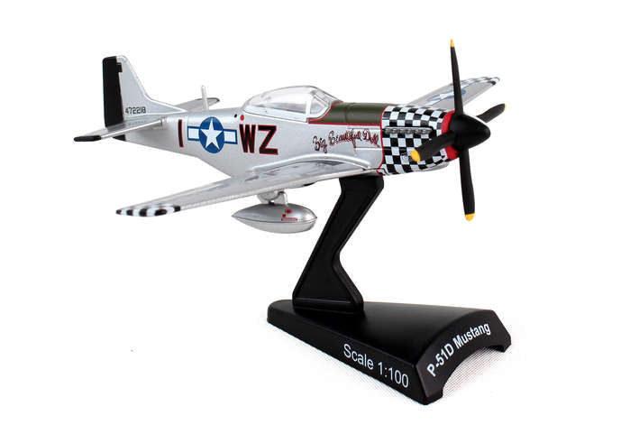 Daron PS5342-8 1/100 Scale North American P-51D Mustang Big Beautiful Doll