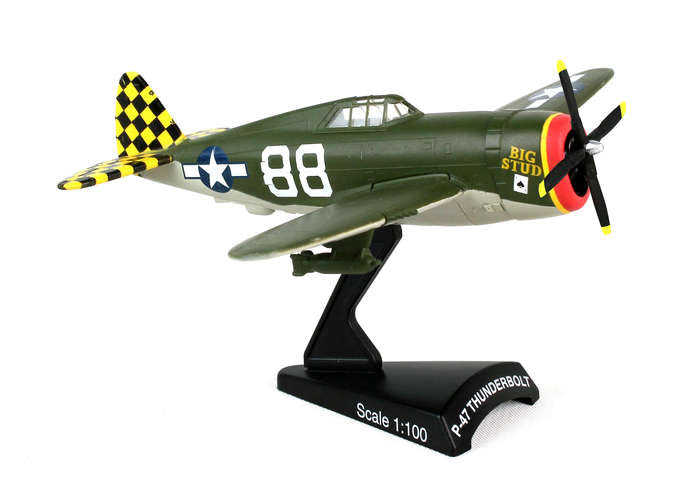 Daron PS5359-2 1/100 Scale Republic P-47 Thunderbolt Big Stud Postage Stamp Collection