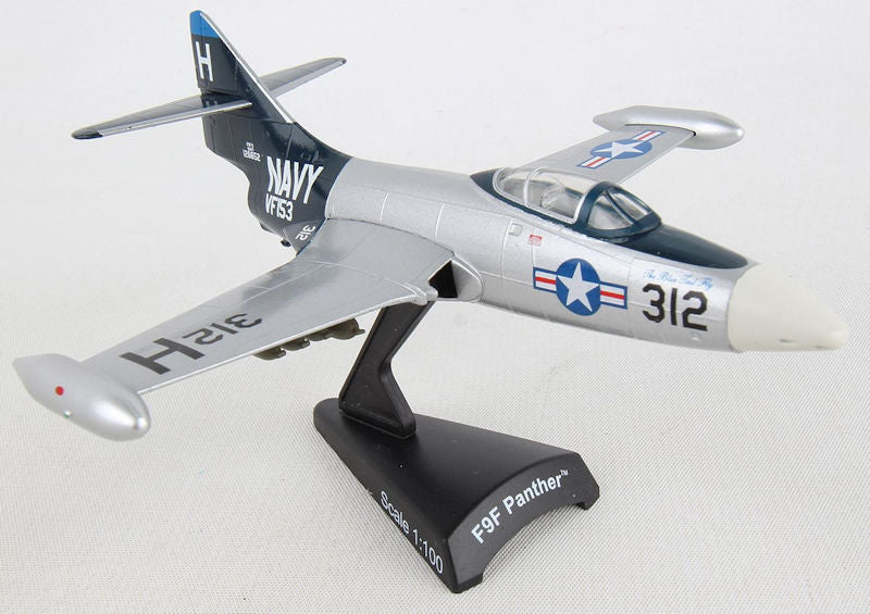 Daron PS5393-3 1/100 Scale F9F Panther Silver/Black Postage Stamp Collection