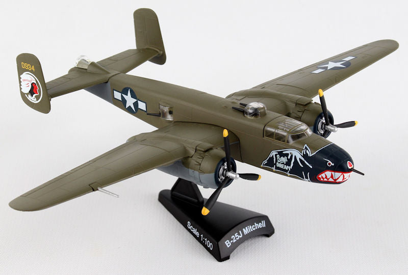 Daron PS5403-3 1/100 Scale B-25J Mitchell - Betty's Dream Postage Stamp Collection