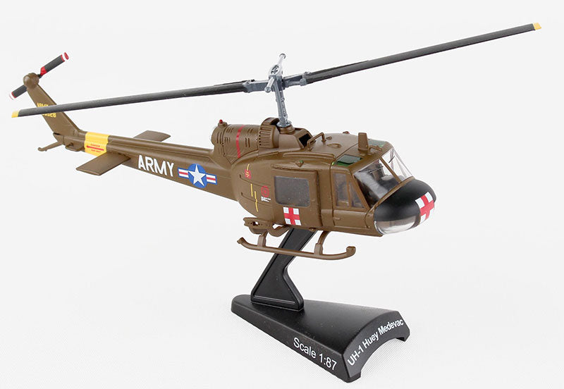 Daron PS5601-2 1/87 Scale UH-1 US Army Huey Medevac Postage Stamp Collection
